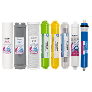 10 Inç Açık Kasa Su Arıtma Cihazı Tam Set (8 Filtre) Mineral, Det (553360488)
