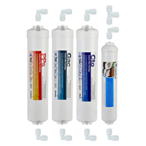 Kapalı Kasa Su Arıtma Cihazı 5 Li Inline Filtresi Seti 5 Aşamalı & Kuno Membran