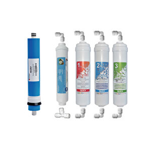 Reverse Osmosis 5'li Lg Membranlı Inline Filtre (tüm Kapalı Kasalara Uyumludur)