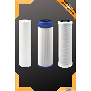Açık Kasa Su Arıtma Cihazı Filtresi Ekonomik Paket 10 Takım