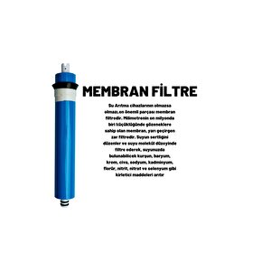 Kapalı Kasa Su Arıtma Cihazı Filtresi 6 Filtreli 75 Gpd Membranlı Set