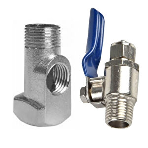 Lotto Filters Su Arıtma Hat Alma T 1/2" Ve Mini Küresel Vana 1/4"