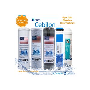 Filtre Aura Cebilon Compact Uyumlu 5 Li Filtre Seti Nsf