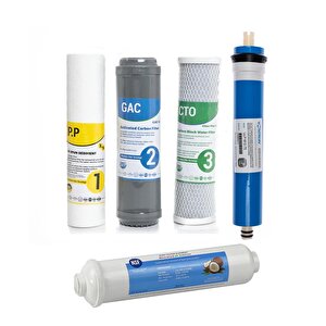 Su Aritma Ci̇hazi Açik Kasa Çi̇ft Karbonlu 5'li̇ Fi̇ltre Seti̇ Vontron Membranli