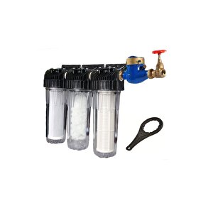 Daire Giriş Filtresi 3 Lü Tam Set 3/4"