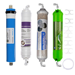Lotto Filters Su Arıtma 75 Gpd Membran, Tatlandırıcı, Mineral Ve Alkalin Filtre