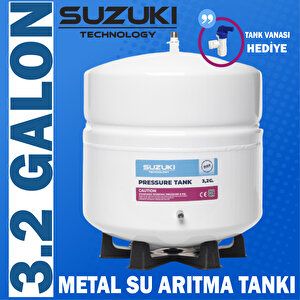 Tüm Su Arıtma Cihazlarına Uyumlu 12 Litre 3.2 Galon Metal Tank