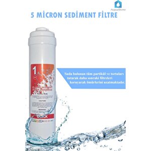 Kapalı Kasa Su Arıtma Cihazı Filtresi 6lı Filtre Seti