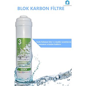 Kapalı Kasa Su Arıtma Cihazı Filtresi 6lı Filtre Seti