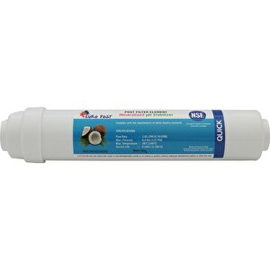 Euro Post Karbon Tatlandırıcı Filtre Açık-kapalı Kasa Su Arıtma Cihazı ( 1100 Iodine )