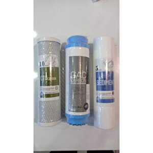 Su Arıtma Cihaz Filtresi 5 Micron Sediment, Toz Carbon Filtre, Block Filtre