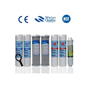 Açık Kasa Su Arıtma Cihazı Filtre Yıllık Filtre Seti