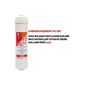Suzuki Technology Kapalı Kasa Su Arıtma Cihazı Filtresi 6 Filtreli 75 Gpd Membranlı Set