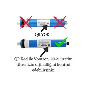 Su Arıtma Cihazı Membran Filtresi Qr(kare Kod) 2021 Üretim
