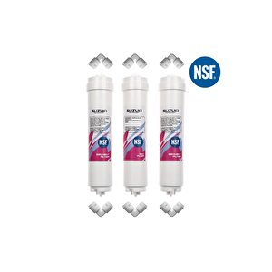 12 Inç Kapalı Kasa Su Arıtma Cihazı 1 Yıllık Tam Set Filtre Takımı (8 Filtre)