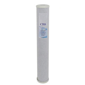 Su Arıtma 20 Inch 5 Micron Tortu Ve Blok Aktif Karbon Filtresi