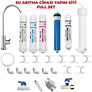 Su Arıtma Cihazı Yapım Seti - Full Set- Su Arıtma Yapım Kiti