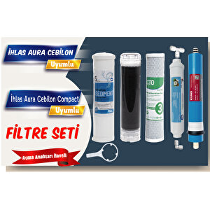 İhlas Aura Cebilon Ve Aura Cebilon Compactı Uyumlu Filtre  Seti Lg  Membranlı