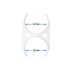Su Arıtma Filtre Tutucu Kelepçe 2,5x2,5 Inch