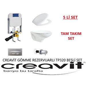 Creavit Gr5001 - Tp320 Gömme Rezervuar Seti 5 Parça  Orji̇nal Set