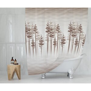 Tropik Banyo Duş Perdesi 3390 Tek Kanat 1x120x200