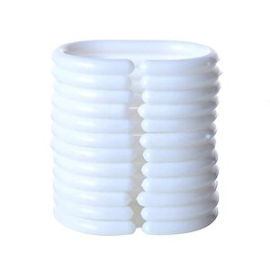 Banyo Perdesi 2x120x200 Çift Kanat Duş Perdesi Halka Hediyeli Duşakabin Perdesi 8441