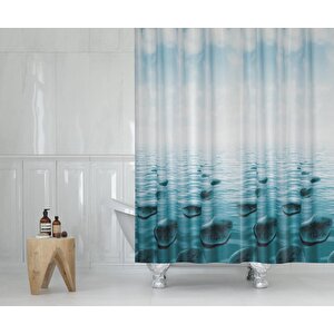 Tropik Banyo Duş Perdesi 5075 Tek Kanat 1x240x200