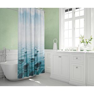 Tropik Banyo Duş Perdesi 5075 Tek Kanat 1x240x200