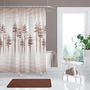 Tropik Banyo Duş Perdesi 3390 Tek Kanat 1x180x200