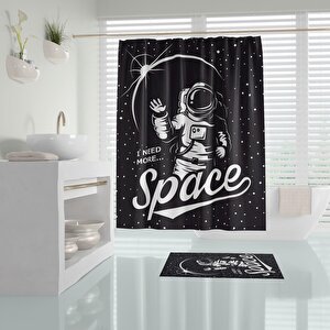 Tropik Space Banyo Duş Perdesi Tek Kanat 1x180x200
