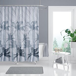 Zethome Tropik Banyo Duş Perdesi 5104 Tek Kanat 1x240x200