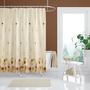 Tropik Banyo Duş Perdesi 6022 Tek Kanat 1x180x200