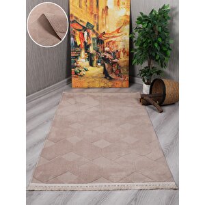 Modern Dekoratif Lara Vizon Dokuma Halı 80x300 cm