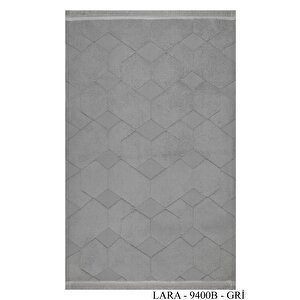 Modern Dekoratif Lara Gri Dokuma Halı 80x300 cm