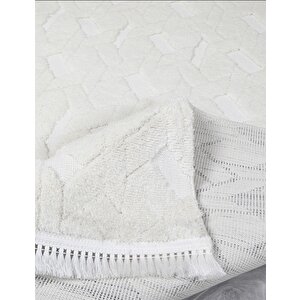 Modern Dekoratif Lara Krem Dokuma Halı 9401a 120x180 cm