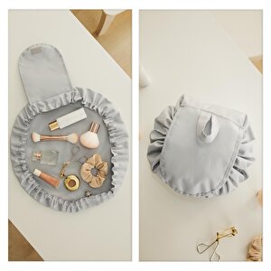 Ocean Home Textile Fonksiyonel Su İtici Leke Tutmaz Kumaş Düzenleyici Seyahat Tipi Makyaj Çantası 50 Cm