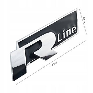 R-line Yapıştırmalı Logo-siyah / Yaci147