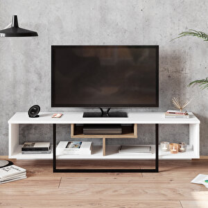 Decoroti̇ka Asal Tv Üni̇tesi̇ 150 Cm Beyaz Ud Si̇yah
