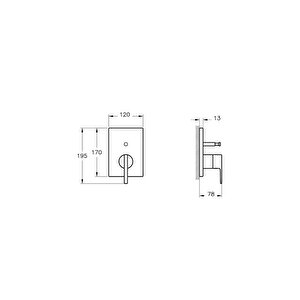 Yeni Suit Ank.banyo Bataryası(sıva Üstü)prlk Siyah Parlak Siyah Ankastre A4283839