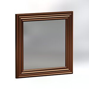 4'lü Bronz Çerçeveli Dekoratif Salon Dresuar Aynası