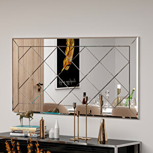 Pauli Dekoratif Baklava Desenli Salon Ofis Konsol Aynası Sga01