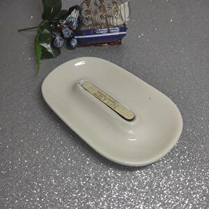Zeytin Sunum Servis Tabağı Zeytin Tabağı  Ahşap Detaylı Kahvaltı Tabağı