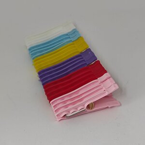 24'lu Çamaşır Mandalı Renkli Çiçek Çamaşır Mandalı Kıskaçlı Kurutma Mandalı Lüx Mandal
