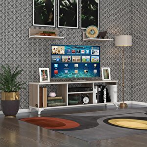 Kenzlife Televizyon Sehpası Monako150 Crd Tv Ünitesi Raflı
