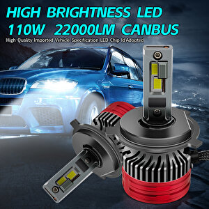Led Far Ampulü Canbus 110w 22000lm H4 12v / Laam920 Sağ Sol