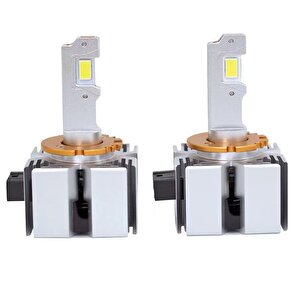 D1s Led Far Ampulü D1s/r 70w 16000lm 6000k Beyaz  Canbus 12v / Laam926-tk Sağ Sol