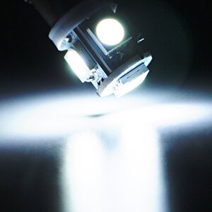 Led Ampul Dipsiz T10-5smd Beyaz 2'li Set 24v / Laam638