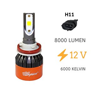Led Far Ampulü Beyaz 48w 12v 8000lm H11 / Laam92 Sağ Sol