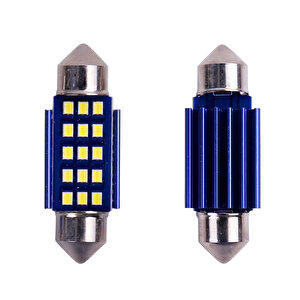 Dekoratif Led Ampul 12smd Canbus 36mm Sofit Ampul Beyaz/ Laam869