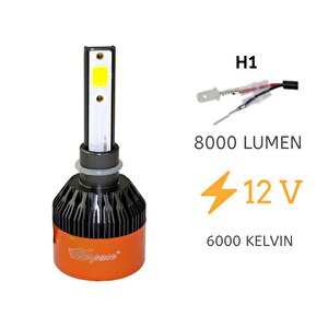 Led Far Ampulü Beyaz 48w 12v 8000lm H1 / Laam93 0,32 litre